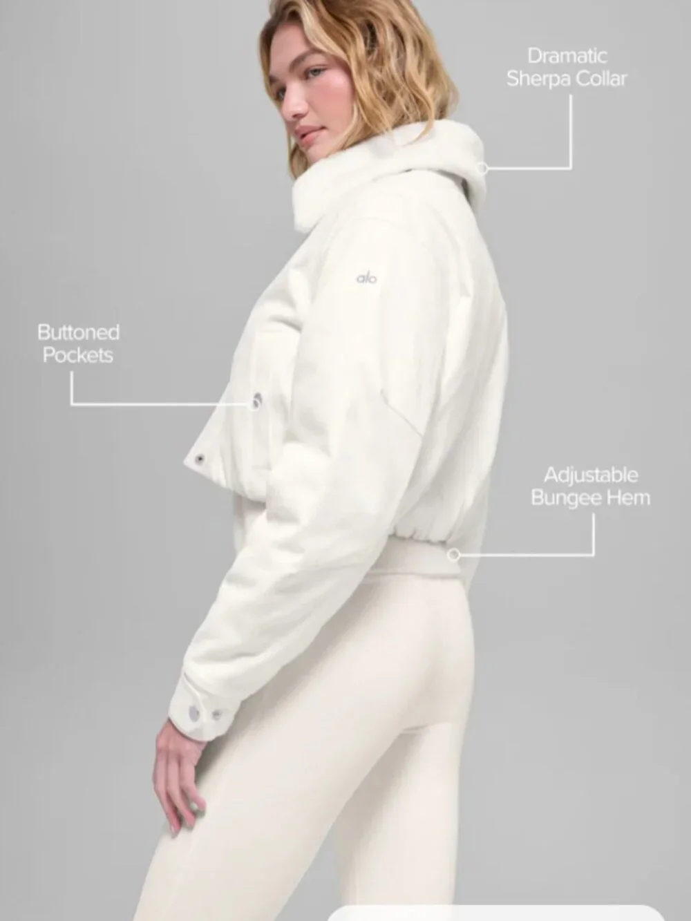 ALO Navigator Jacket - IVORY - M